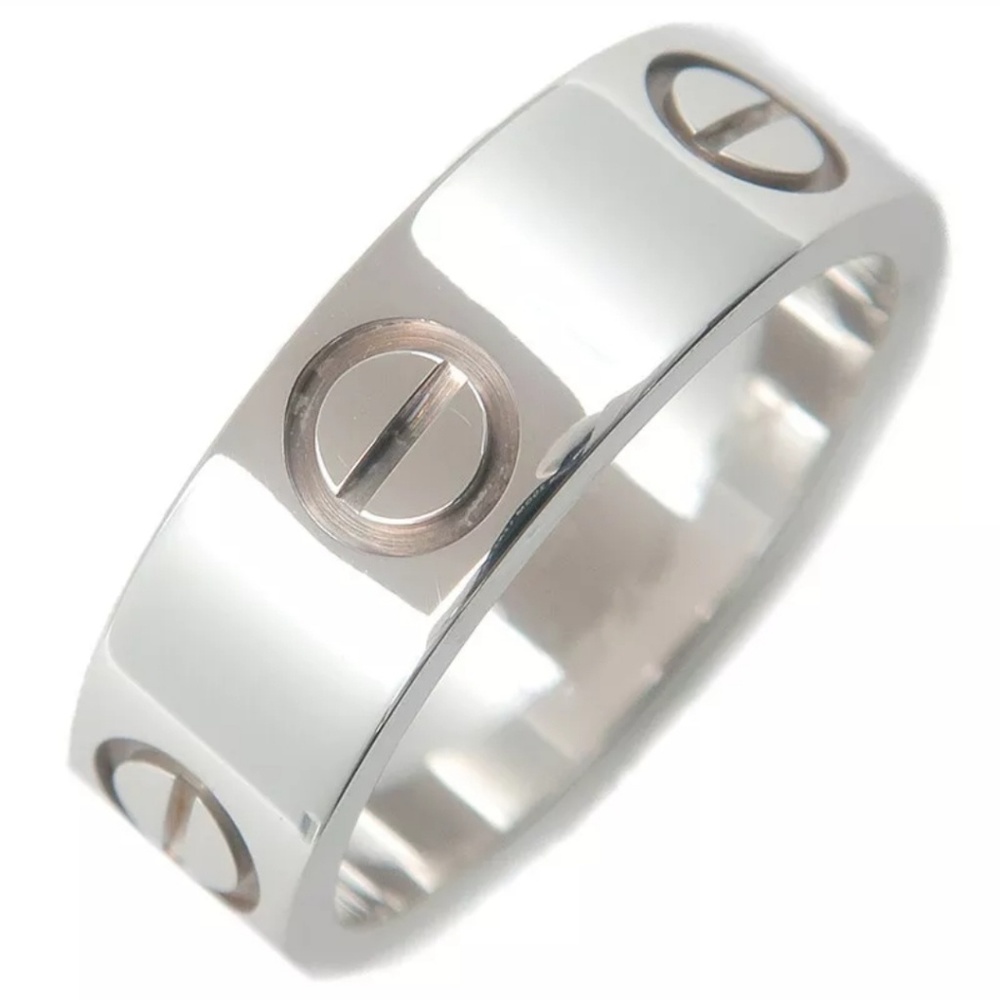 Cartier Love Ring 5.5mm White Gold QwensCloset
